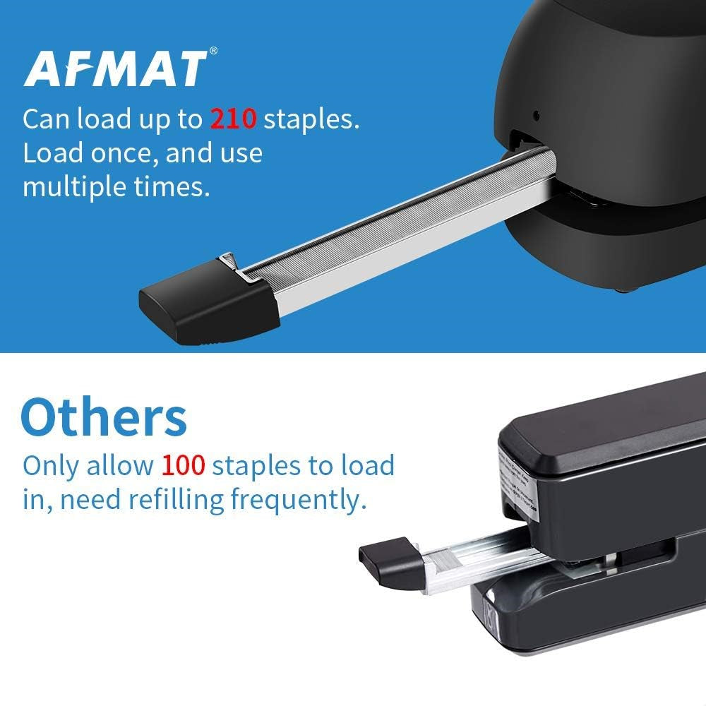 Stapler, Automatic Stapler for Desk, Electric Stapler Desktop, AC or Battery Pow