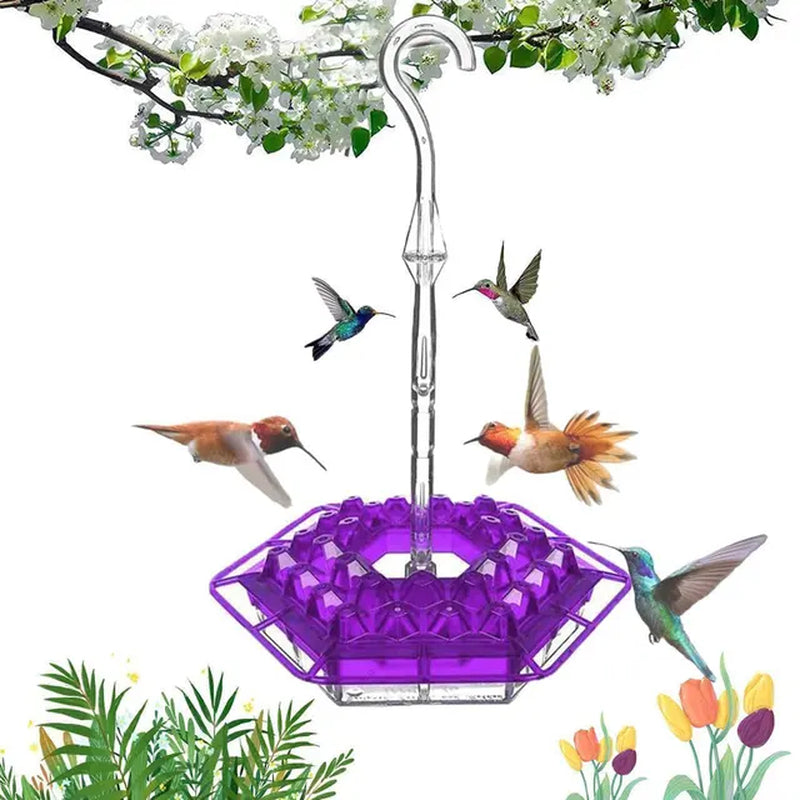 Hummingbird Feeders for Outdoors Hanging with Perch and Built-In Ant Moat Humming Bird Feeder 2024 New Windchime