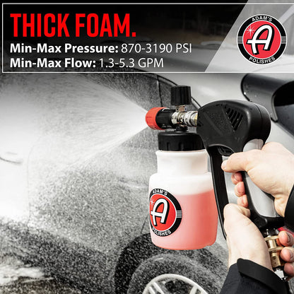 Premium Foam Cannon - Custom Snow Foam Cannon Soap Sprayer for Car Wash | Sprayer Cannister for Pressure Washer