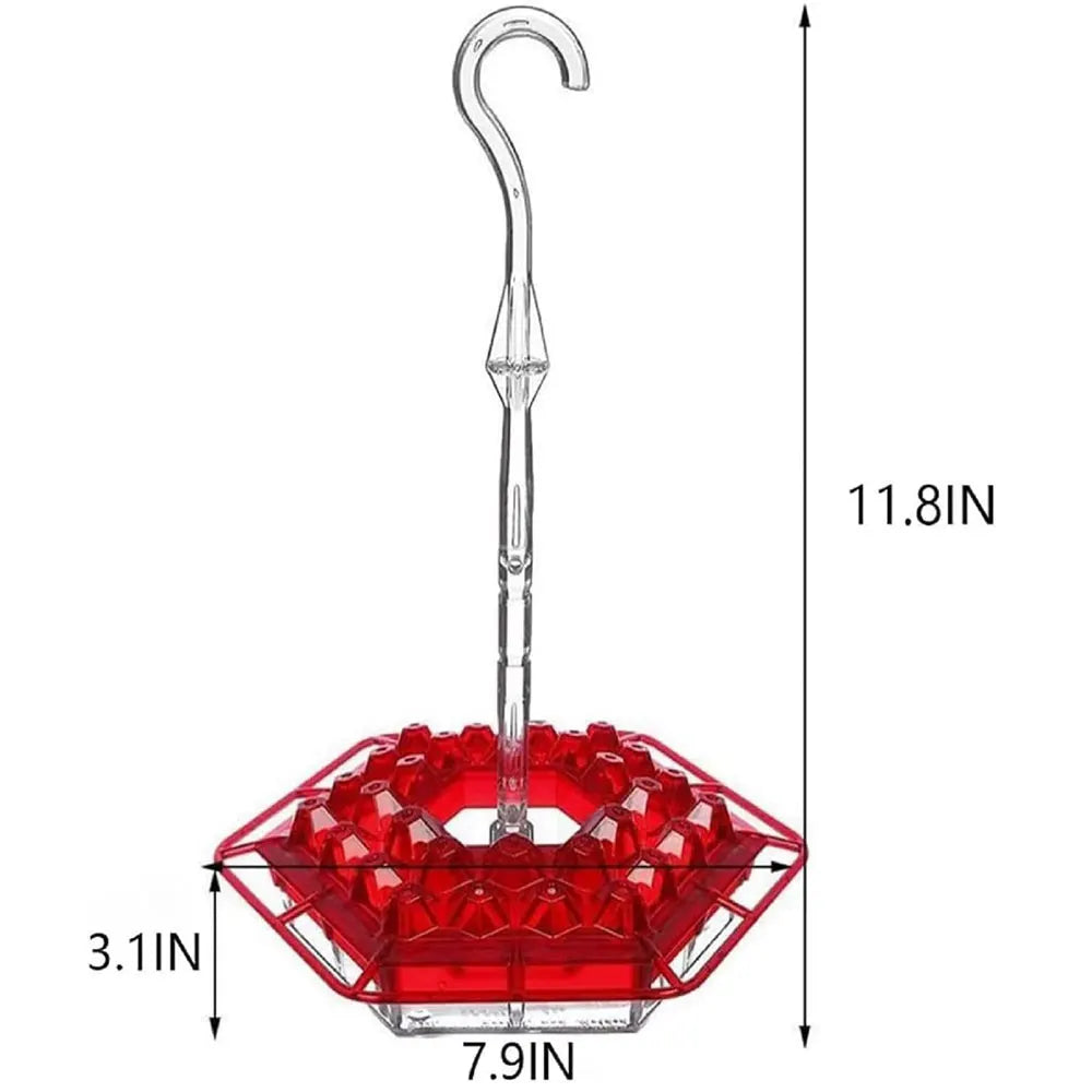 Hummingbird Feeders for Outdoors Hanging with Perch and Built-In Ant Moat Humming Bird Feeder 2024 New Windchime