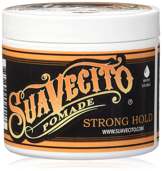 Pomade Firme (Strong) Hold 5 Oz, 1 Pack - Strong Hold Hair Pomade for Men - Medium Shine Water Based Flake Free Hair Gel - Easy to Wash Out - All Day Hold for All Hair Styles