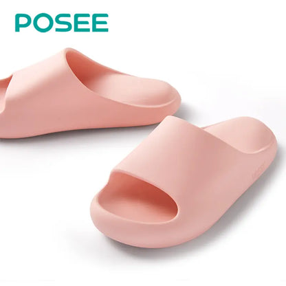 【Mother'S Day Deal】Posee Pillow Slippers Slide, New Trendy Cat Claw EVA Slippers for Women,Non-Slip Cloud Slippers House Bedroom Shoes Shower Sandals Indoor and Outdoor P15819S Walking Shoes Footwear Platform Girl Comfort Flipflop Flatform