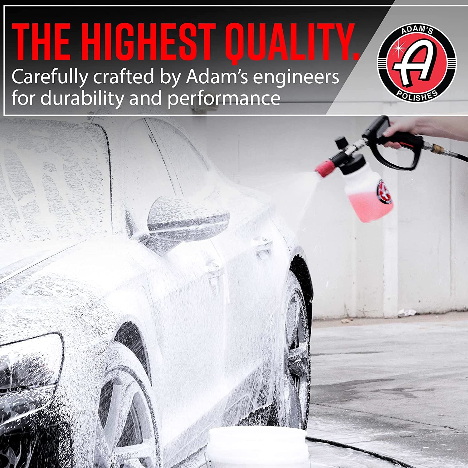 Premium Foam Cannon - Custom Snow Foam Cannon Soap Sprayer for Car Wash | Sprayer Cannister for Pressure Washer