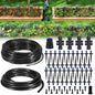 50FT Garden Watering System, Drip Irrigation Kits for Plants, New Quick Connector, Blank Distribution Tubing, Saving Water Automatic Irrigation Equipment for Patio Lawn